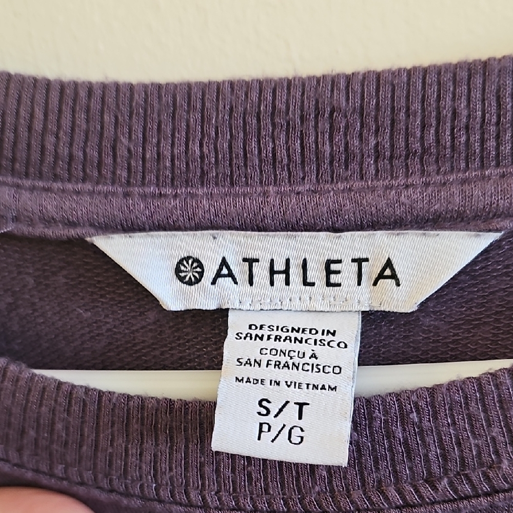 Athleta Small Light Purple Mindset Sweatshirt - Picture 4 of 7
